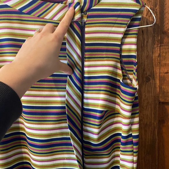 Vintage Jantzen Striped Dress and Jacket Set - Picture 9 of 9